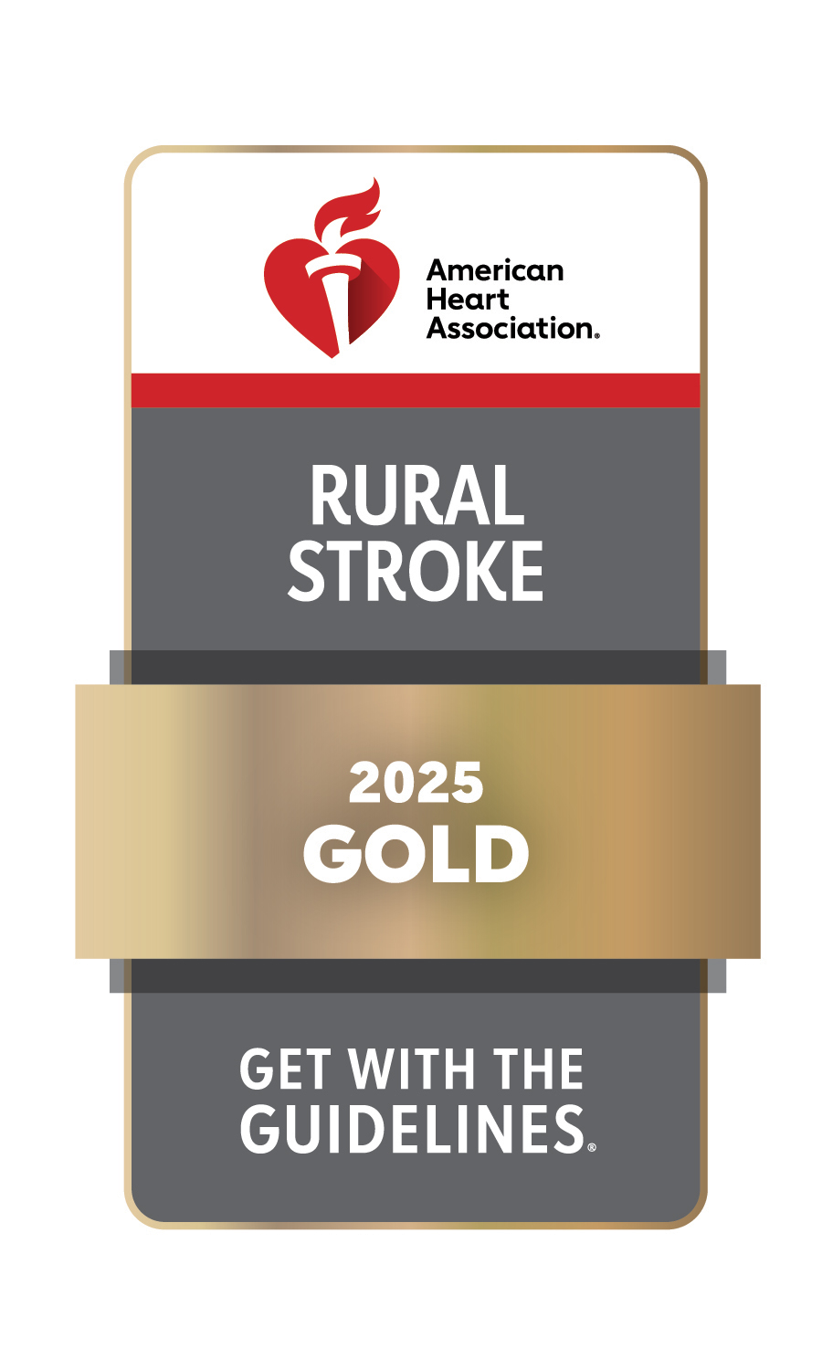 2025 Rural Stroke Gold badge