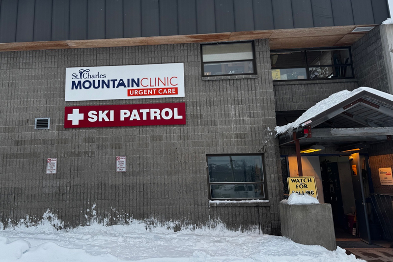 St. Charles Mountain Clinic exterior, Mount Bachelor Ski Resort